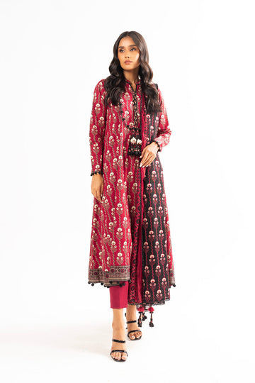 Alkaram Studio SS-22-1-24 Maroon Spring Summer Collection Online Shopping